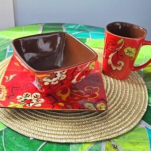 Ceramic plate/bowl/mug set